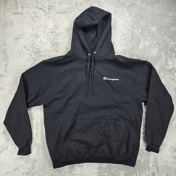 Champion Other - Champion Men's Pullover Logo‎ Midweight Hoodie Black Size XL EUC